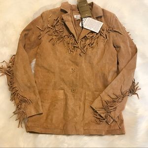 qvc denim and co leather jackets